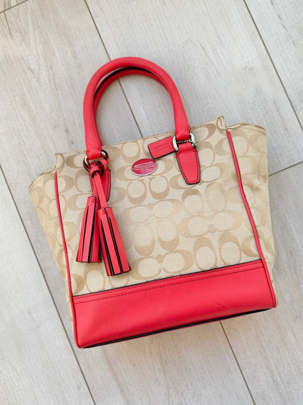 EUC Coach Legacy Mini Tanner Tote and Crossbody